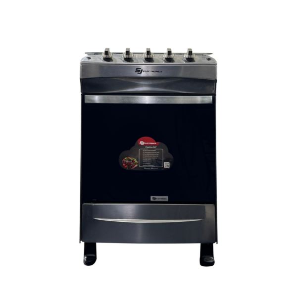 Cocina a Gas de 24" Acero SJ Electronics