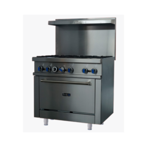 Cocina a Gas Industrial con Salpicadero de 90CM Roccia