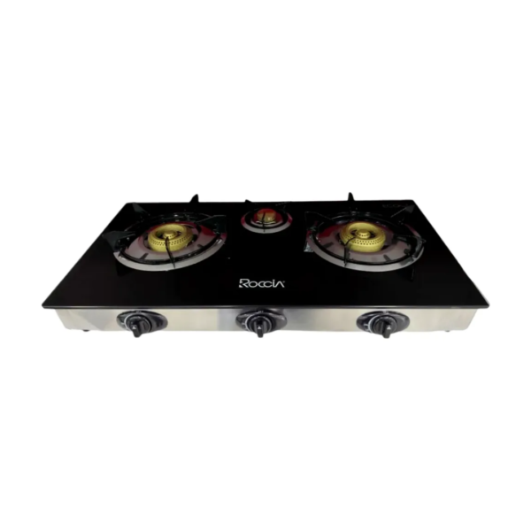 Cocina de Mesa a Gas de 3 Quemadores Roccia