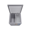 Congelador Horizontal Dual de 143L Gris Omega