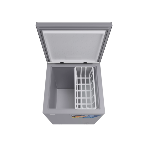 Congelador Horizontal Dual de 143L Gris Omega