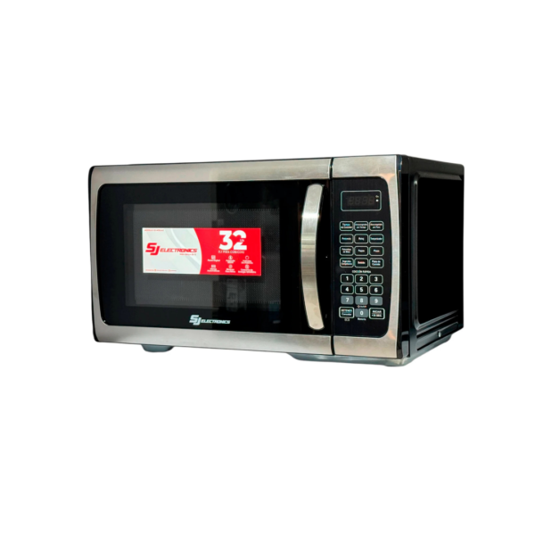 Horno Microondas Digital de Acero 32 Litros SJ Electronics