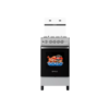 Cocina a Gas de 20" con Tapa de Vidrio Gris Omega