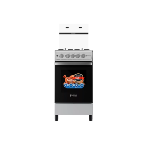 Cocina a Gas de 20" con Tapa de Vidrio Gris Omega