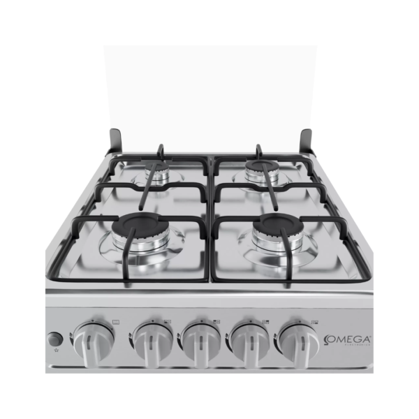 Cocina a Gas de 20" Blanco Omega