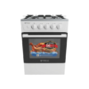 Cocina a Gas de 20" Blanco Omega
