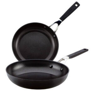 Set de Sartenes 8.25" + 10" de Aluminio Anodizado Duro KitchenAid