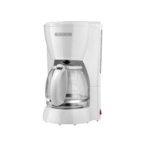 Cafetera de 10 Tazas Blanca Black & Decker