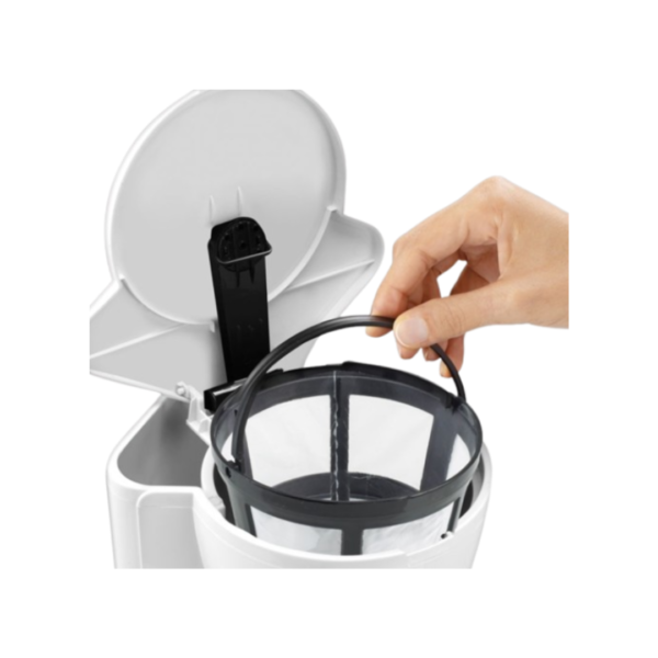 Cafetera de 10 Tazas Blanca Black & Decker