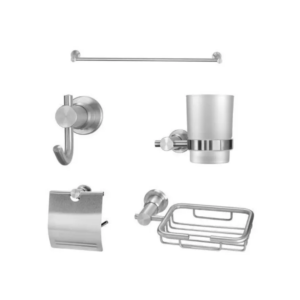 Set de Accesorios para Baño Pulido Quality Metal