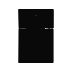 Nevera Ejecutiva de 2 Puertas 90L Vitrum Negra Viotto