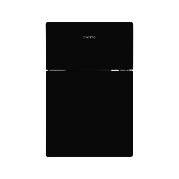 Nevera Ejecutiva de 2 Puertas 90L Vitrum Negra Viotto