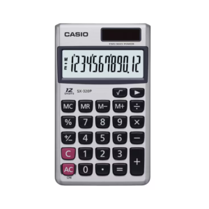 Calculadora Portátil de 12 Dígitos Casio