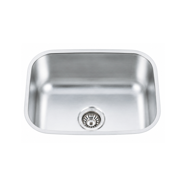 Fregador Bajo Tope de una Cubeta 59x45x20cm Frinox