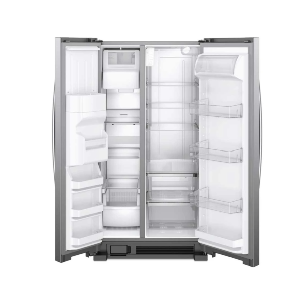 Nevera Side by Side de Acero 25 pies³ Dispensador Agua + Hielo Whirlpool