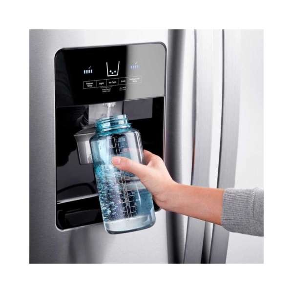 Nevera Side by Side de Acero 25 pies³ Dispensador Agua + Hielo Whirlpool