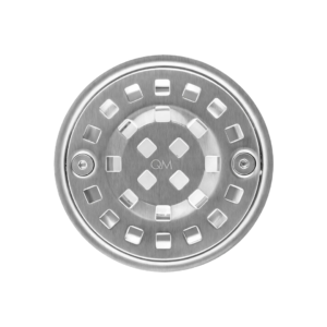 Rejilla Circular de Desagüe Central Ria de 10cm Satinada Quality Metal