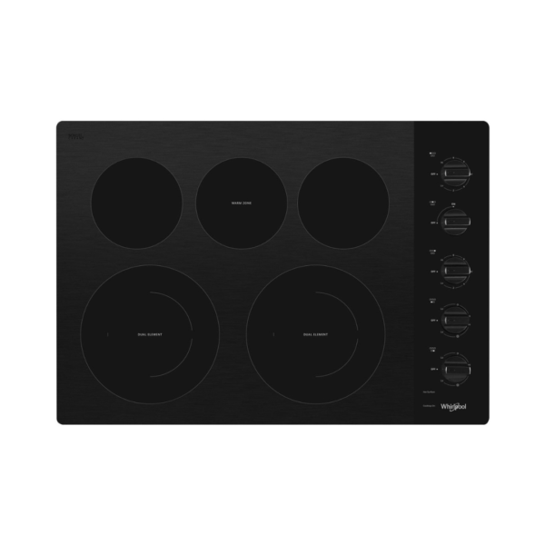 Tope de Vitrocerámica 30" 76cm 5 Zonas Eléctricas Whirlpool