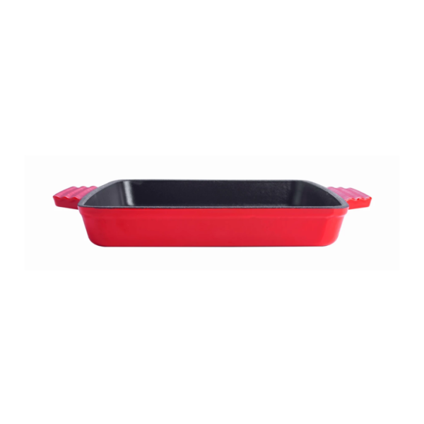 Bandeja de Horno Ferro 24×24cm Roja Magefesa
