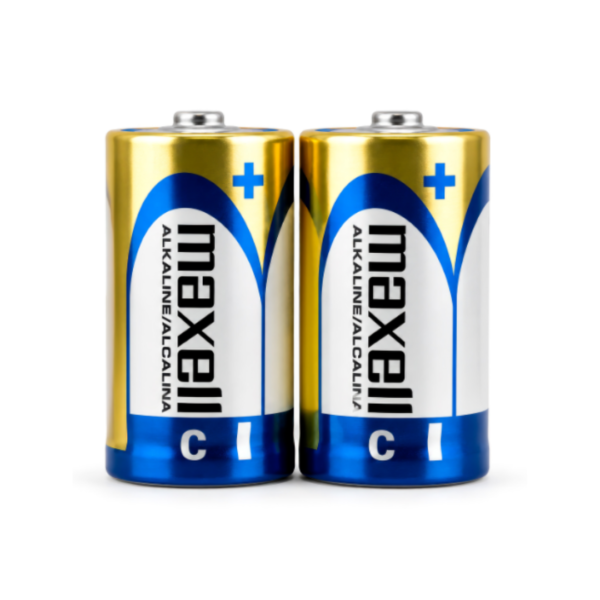 Pilas Alcalinas Tipo C (Paquete x2) Maxell