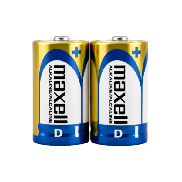 Pilas Alcalinas Tipo D (Paquete x2) Maxell