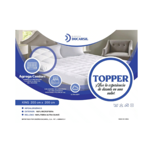 Topper de Colchón Ultra Soft 200x200 King Ducarsil