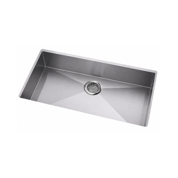 Fregador Bajo Tope de una Cubeta de 70x48x20cm Frinox