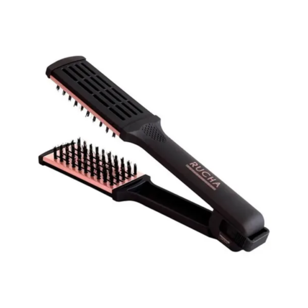 Kit Plancha de Cabello Titanium Keratin 1.5" + Cepillo de 450°F/230°C Rucha