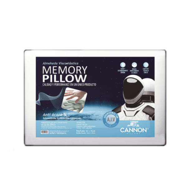 Almohada Memory Pillow 50 x 70 cm Cannon