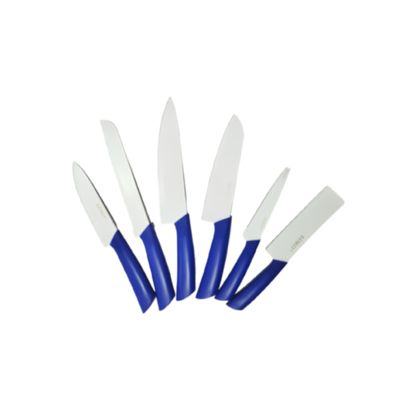 Juego de Ollas 13 Piezas Cerámica Azul Sankey