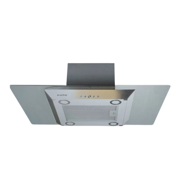 Campana Isla de 90cm Eleusis Vidrio Plano Viotto