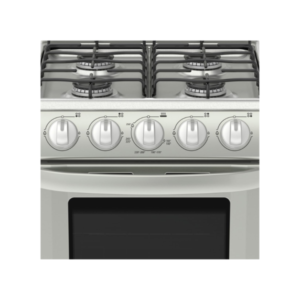 Cocina a Gas de 20" Piso de 4 Quemadores Mabe