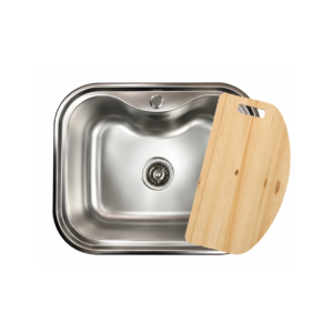 Fregadero de una Tina Sobre Tope de 58x48x18cm Frinox