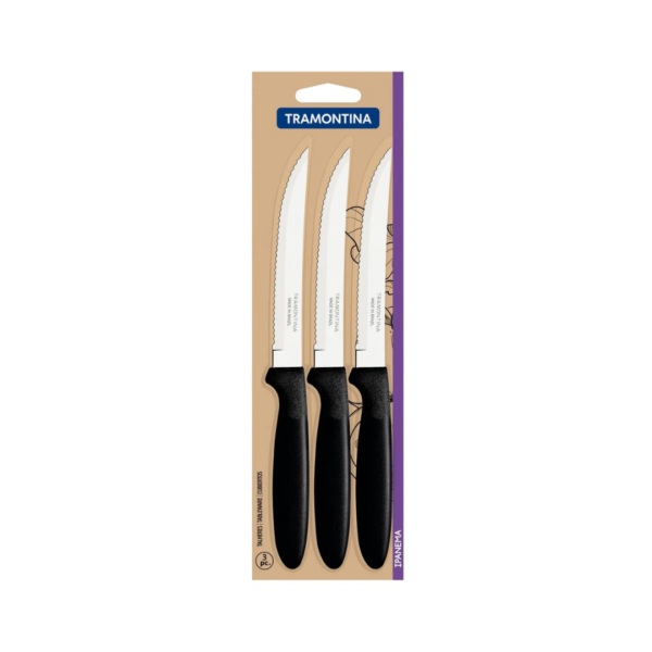 Juego de Cuchillos para Asado X3 Ipanema Tramontina