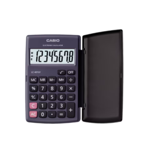 Calculadora de Bolsillo con Tapa Protectora de 8 Dígitos Negra Casio