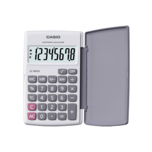 Calculadora de Bolsillo con Tapa Protectora de 8 Dígitos Blanca Casio