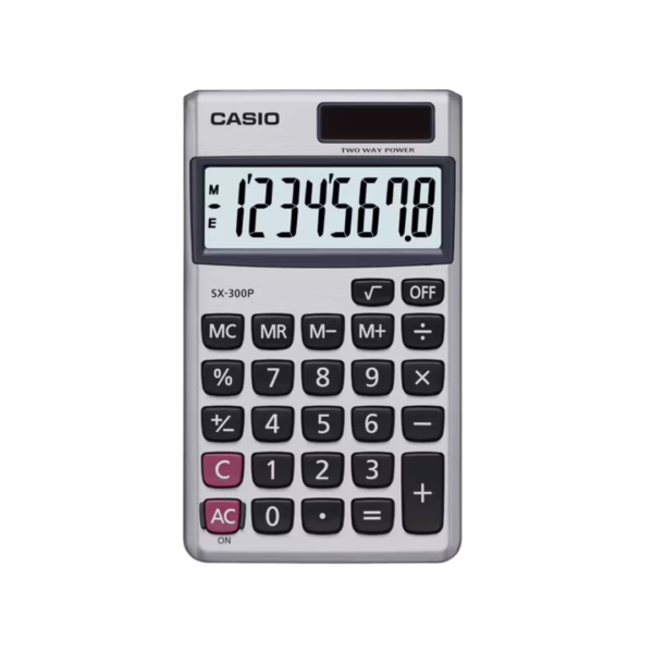 Calculadora de Bolsillo de 8 Dígitos Casio
