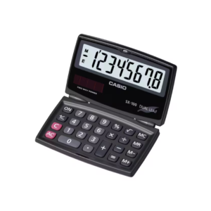 Calculadora de Bolsillo Plegable de 8 Dígitos Negra Casio