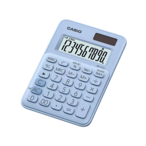 Calculadora de Mesa de 10 Dígitos Celeste Casio