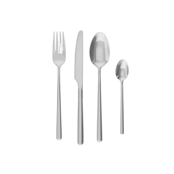 Juego de Cubiertos 24 Piezas Gourmet de Acero Inoxidable Magefesa