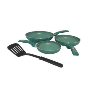 Juego de 3 Sartenes 16/20/26CM Verde Sankey