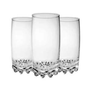 Set de 3 Vasos de Vidrio Long Drink Galassia Bormioli