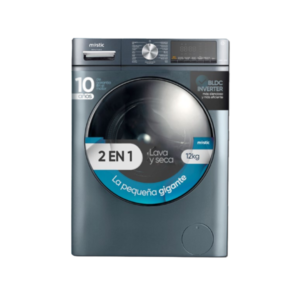 Lavadora-Secadora Carga Frontal Inverter de 12kg Mystic