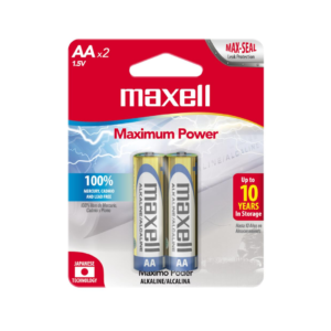 Pilas Alcalinas Tipo AA (Paquete x2) Maxell