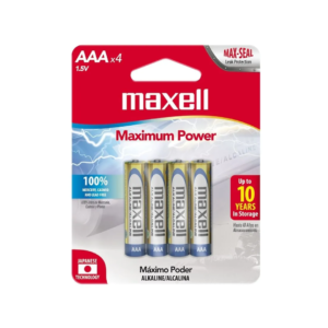 Pilas Alcalinas Tipo AAA (Paquete x4) Maxell