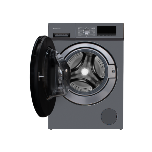 Lavadora Automática Carga Frontal Inverter de 12kg Gris Viotto