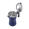 Cafetera Greca de 6 Tazas Aluminio Extragrueso Azul Magefesa