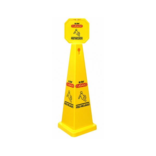 Cono Señalizador de Piso Mojado Allclean