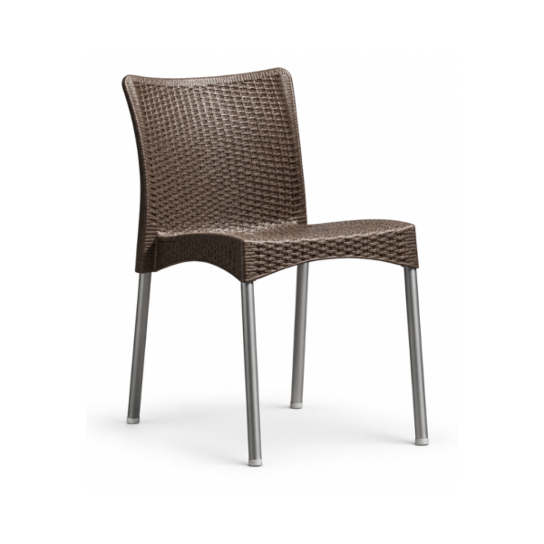 Silla Randattan de 40cm Marron Moonplast
