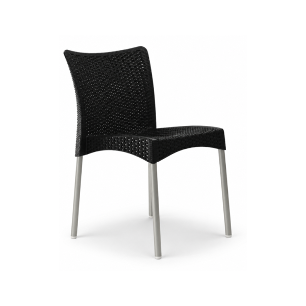 Silla Randattan de 40cm Negra Moonplast